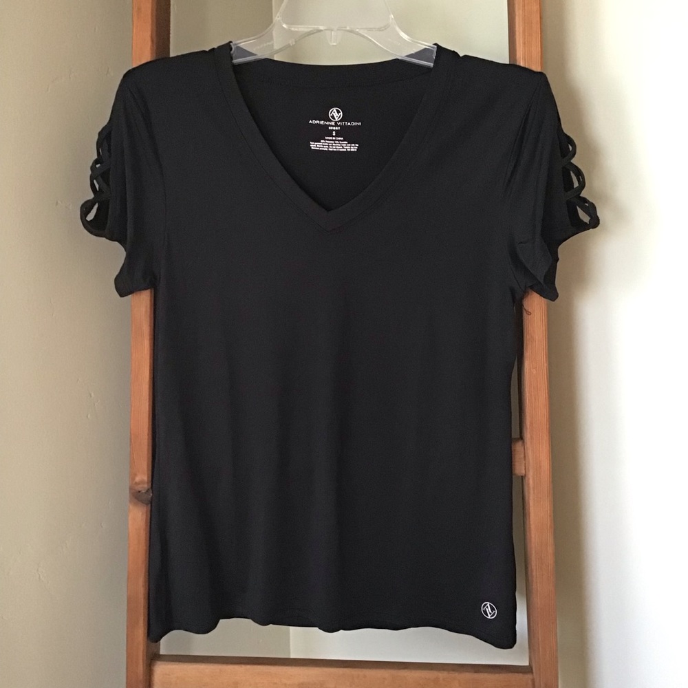 Stylish cut out sleeve Tee